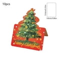 thumbnail image 3 of WEGFTDUOP Christmas Christmas Tree Stamping Greeting Cards Flower Shop Baking Gift Giving Small Cards Message Cards, 3 of 6
