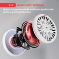 thumbnail image 4 of Bocina Subwoofer de Audio Marino para Exteriores de 8 Pulgadas Pyle, Altavoz de Graves Impermeable, Potencia 400 Watts, Color Blanco, 4 of 8
