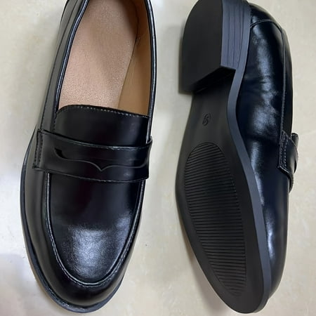 

Chic Women‘s Loafers - Soft Sole Lightweight PU Leather Easy Slip-On Design