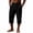 #0197-Black, variant on Betivan Men's Linen Capri Pants Elastic Waist Solid Color Breathable Lightweight Calf Length Loose Fit Beach Vacation Outdoor Daily Trousers