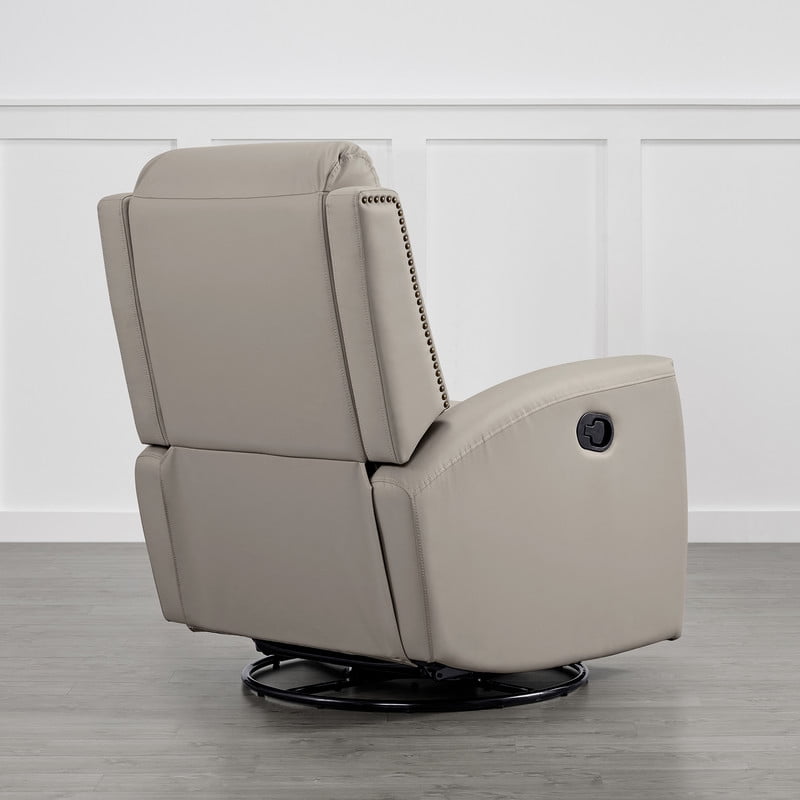 chiiページ CHITA Swivel Glider Recliner Nursery Chair Manual Push Back