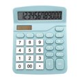 thumbnail image 1 of Calculadora Calculadora de escritorio portátil de doble potencia con pantalla LCD grande de 12 dígitos para estudiantes y niños, 1 of 5