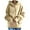 Beige, variant on Lindreshi Zip up Hoodies for Women Plus Size Women's Solid Color Hoodie Zipper Long Sleeve Sweatshirts Long Coat Tops with Pockets