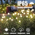 thumbnail image 3 of Luces solares de luciérnaga para exteriores, luces solares mejoradas para jardín, IP65 impermeables, oscilación por viento para Patio, decoración de camino, 10LED, 3 of 4