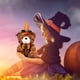 thumbnail image 5 of Juguetes de piscina, juguete para bebés, juguetes para niños pequeños, muñeco de Halloween con sombrero, muñeco de peluche, 5 of 5