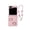 cartoon pink, variant on DIY Cartoon Cute Bracelet Lychee Pattern Phone Case Suitable for Samsung Z Flip6 Flip5 Flip4 Flip3 Moto Razr 60 50 Ultra