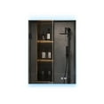 thumbnail image 2 of Lexora Corsica 24 in W x 32 in H Surface-Mount LED Mirror Medicine Cabinet with Defogger, 2 of 10