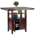 thumbnail image 6 of Winsome Albany 3 Piece Counter Height Dining Set With Ladder Back Stools, 6 of 17