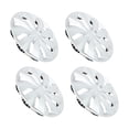 thumbnail image 1 of Unique Bargains 4 Pcs R14/14 Inch Universal Wheel Rim Hub Cover Wheel Hub Caps Silver Tone, 1 of 8
