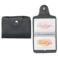 thumbnail image 1 of Uxcell 2 Pcs Organizador de Cartera de Cuero para Tarjetas de Crédito Delgado, Gris, 1 of 7