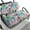 Hibiscus Palm Leaves, variant on Yuyamidu Frangipani Golf Cart Seat Covers for 2-Person Seats Palm Leaves Car Seat Protector Green Golf Cart Back Rest Cover Set of 2, Easy to Install