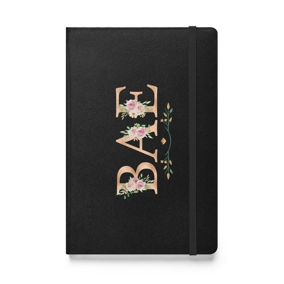 Bae Hardcover bound notebook (Black)