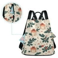 thumbnail image 5 of FORMRS Women's Travel Backpack Purse Anti-Theft Hidden Pockets Casual Shoulder Bag, Orange Christmas Gift Pattern, 5 of 7
