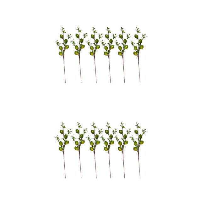 Advancent Rama de limón artificial decorativa de 6 piezas para decoración de balcón y jardín Decoración de jardín Type1 NO1