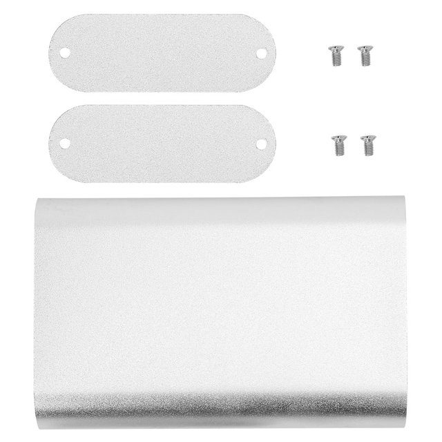 Caja de proyecto de aluminio Caja de enfriamiento de aluminio Carcasa de disipación de calor electrónica Carcasa de placa de circuito de carcasa de bricolaje 26x108x120mm para reproductor de automóvil