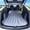 Grey with pump, variant on 64-inch foldable inflatable car mattress fits Tesla SUVs, trucks and RVs. Ultra comfy, equipped with pump, bag, pillows and footrests for travel and camping.