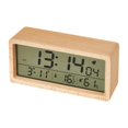 thumbnail image 1 of Solid Wood Clock Simple Clock Luminous Bedside Clock Large Screen Wooden Alarm Clock, 1 of 9