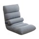 thumbnail image 2 of Silla suelo con respaldo, sillón reclinable tipo sofá para ver la televisión, plegable, para niños, con 5 posiciones ajustables. Gris, 2 of 8