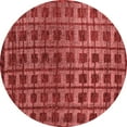 thumbnail image 1 of Ahgly Company Indoor Round Oriental Red Modern Area Rugs, 5' Round, 1 of 4