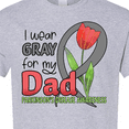 thumbnail image 4 of Inktastic I Wear Gray for My Dad Parkinsons Disease Awareness with Tulip T-Shirt, 4 of 5