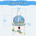 thumbnail image 2 of Ludolm Infant Car Seat Toys for Babies 0-6 Months: Travel Baby Toy for Rear Car Seat, Adjustable Mobile Arch with Music, Sensory Hanging Toy Fits Safety Car Seats, Crib, Stroller, 2 of 6