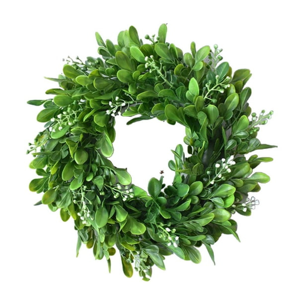 '' Artificial Eucalyptus Wreath for Front Door Spring Wreath for Wall ...