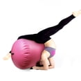 thumbnail image 2 of Fbsport 120*75cm Pink Inflatable Gymnastics Yoga Mat Air Rolls Balance Training Fitness Roller Beam Gym Sport with Pump, 2 of 3