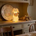 thumbnail image 5 of Lighted Easter Bunny, 6" Rabbits with Lights, Light Up Easter Basket Rabbits Easter Gift, Party Favor Figurine for Spring Tabletop Holiday Room, 5 of 6