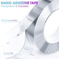 thumbnail image 4 of Ruban Adhésif Double Face Extra Fort, Ruban Nano 10M Sans Trace Lavable, Rubans Adhésifs Réutilisables, Ruban Adhésif Transparent Étanche Antidérapant Multifonctionnel, 4 of 7