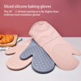 thumbnail image 2 of POINTERTECK Gants d'Isolation en Silicone Mitaines de Four Cuisine Anti-Brûlure Lavables Durables Micro-Ondes Résistants Haute Température Rose, 2 of 8