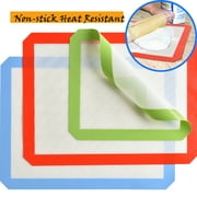 Image 3PCS Silicone Baking Mat Set Non-stick Heat Resistant Cookie Sheets
