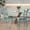Mint Green, variant on Costway Set of 2 Wood Dining Chair Cross Back Dining Room Side Chair Mint Green Home Kitchen