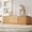 Acacia Wood, variant on Modern TV Stand with Drawers and Hidden Sliding Storage, Waterproof Surface & Rounded Corners for 65-70" TVs Living Room, Antique Brown
