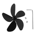 thumbnail image 3 of Fireplace Fan Blade Wood Stove Fan High Efficiency With Mounting Parts For Household Use ANGGREK Hardware, 3 of 8