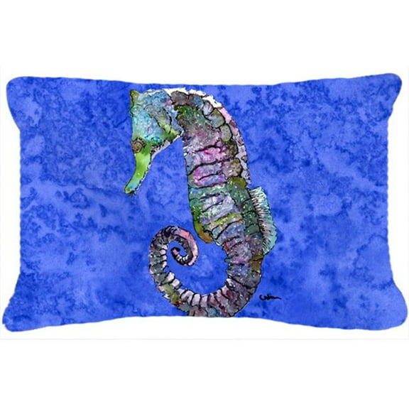Seahorse Indoor & Outdoor Fabric Decorative Pillow