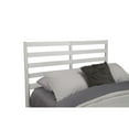 thumbnail image 5 of Alpine Furniture Flynn Full Wood Bed with Slat Back Headboard in White, 5 of 8