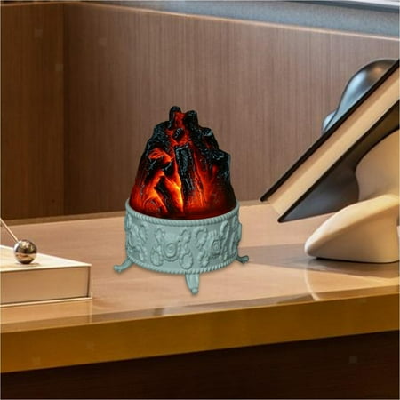 

Simulated Small Brazier Fireplace Light Flameless Lamp Home Decor Decorative