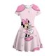 thumbnail image 2 of Vestido de Minnie Mouse de Disney, vestido para niñas, novedad de verano 2022, vestido de manga corta con cuello redondo y manga corta de dibujos animados de fugitivo de Disney 110 Gao Jinjia LED, 2 of 2