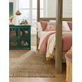 thumbnail image 4 of Unique Loom 3138969 8 x 10 ft. Chunky Jute Rectangular Rug, Tan, 4 of 10