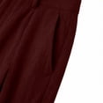 thumbnail image 5 of BUIGTTKLOP Corduroy Dress Pants for Women Business Casual Outfits High Waisted Work Slacks Wide Leg Office Trousers, 5 of 7