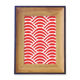 thumbnail image 1 of Marco de imagen Unbranded Japón Rojo Blanco 18 x 13 cm, 1 of 4