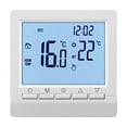 thumbnail image 1 of Thermostat Intelligent Programmable Hebdomadaire pour Cuisinière à Gaz Contrôleur de Température pour Pièce Mural Pile Intégrée, Fonction de Mise à Niveau, 1 of 5