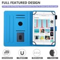 thumbnail image 6 of Universal Case for 9.6-10.5 Inch Tablet - Leather Wallet Stand Case Compatible with Fire HD 10 2021/ Onn 10.1 Pro/ Lenovo Tab 10.1 10.3/ iPad 9.7/ Galaxy Tab 9.6 9.7 10.1 10.4 10.5 Inch (Elephant D), 6 of 6