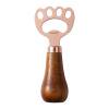 thumbnail image 1 of PEONAVET Bottle Opener Beer Bottle Opener Home Solid Wood Handle Vertical Wine Opener Stainless Steel Bottle Opener, 1 of 5