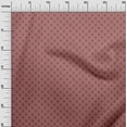 thumbnail image 3 of oneOone Silk Tabby Dark Rose Brown Fabric Geometric Craft Projects Decor Fabric Printed By The Yard 42 Inch Wide, 3 of 4