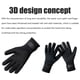 thumbnail image 5 of 1 par de guantes de neopreno de 3 mm unisex antideslizantes guantes de traje de buceo térmicos resistentes a puñaladas guantes resistentes al desgaste para buceo snorkel pesca submarina, 5 of 14