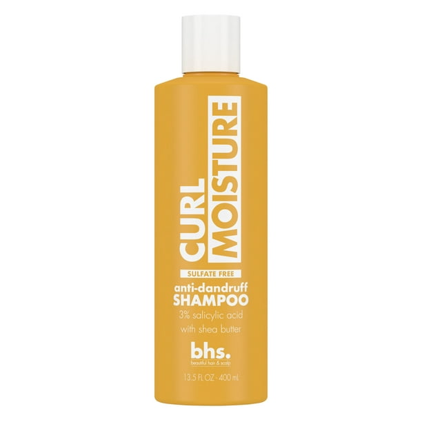 BHS Curl Moisture Anti-Dandruff Shampoo for Hair fl - Walmart.com