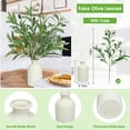 thumbnail image 7 of Scidweet Olive Artificial Plants in Vases, 3 Pcs 19" Faux Plants Greenery Stem Branches with Olive Fruits Spring Summer Indoor Office Table Wedding Party Home Decor, 7 of 7