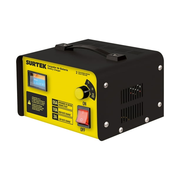 Cargador Batería Auto 50A 127v Con Arrancador Surtek SURTEK CB50