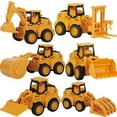thumbnail image 2 of Godderr Baby Toddler Car Toy Bulldozer Kids Car Toys Excavator Inertia Model Toy Car 3PCS, 2 of 6
